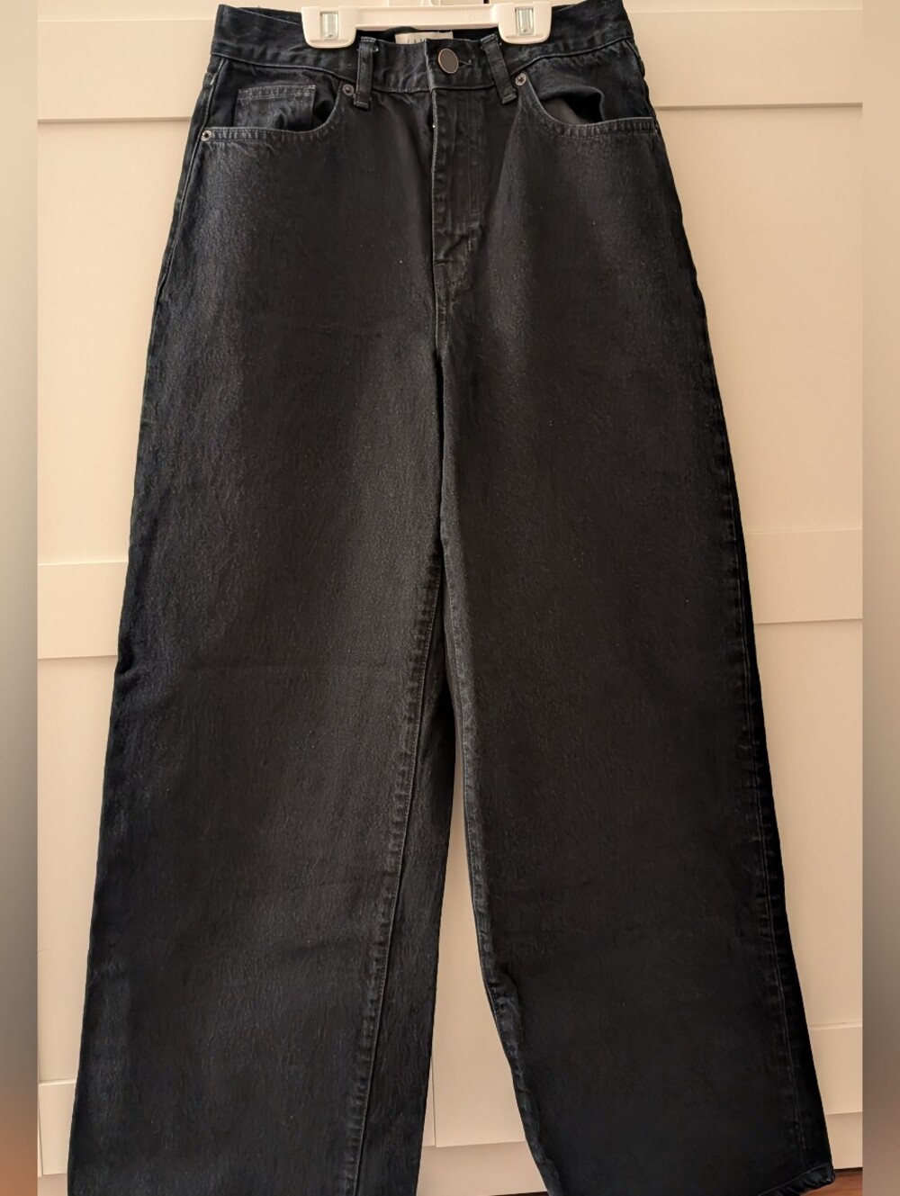 La Ligne Black Relaxed Wide-Leg Men’s Jeans